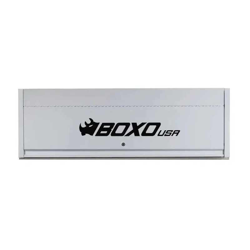 BoxoUSA Pro Series Garage Top White Front View