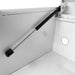 BoxoUSA Tech Series 41" 19-Drawer Rolling Tool Box Combo Set White Powder Coat Piston close up