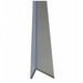 A single metallic angle bracket or corner piece shown upright on a plain white background.