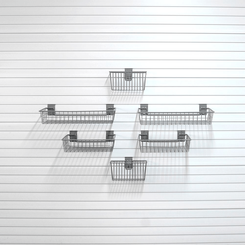 6-piece Basic Basket Bundle, showing simple but effective wire baskets for small space organization and initial storage setup.